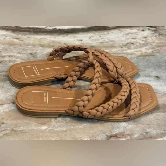 Women’s DOLCE VITA Iman square toe sandals- cafe Stella. Size 10 - Picture 3 of 5